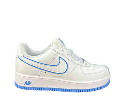 NIKE AIR FORCE 1 « Double Swoosh Blanc/Bleu »