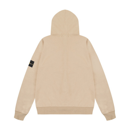 Stone Monogram Zip Hoodie