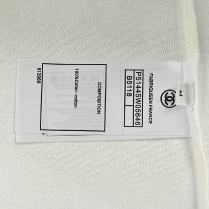 T-shirt Chanel à logo minimaliste (blanc)