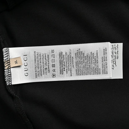 T-shirt Gucci à logo fraise (noir)