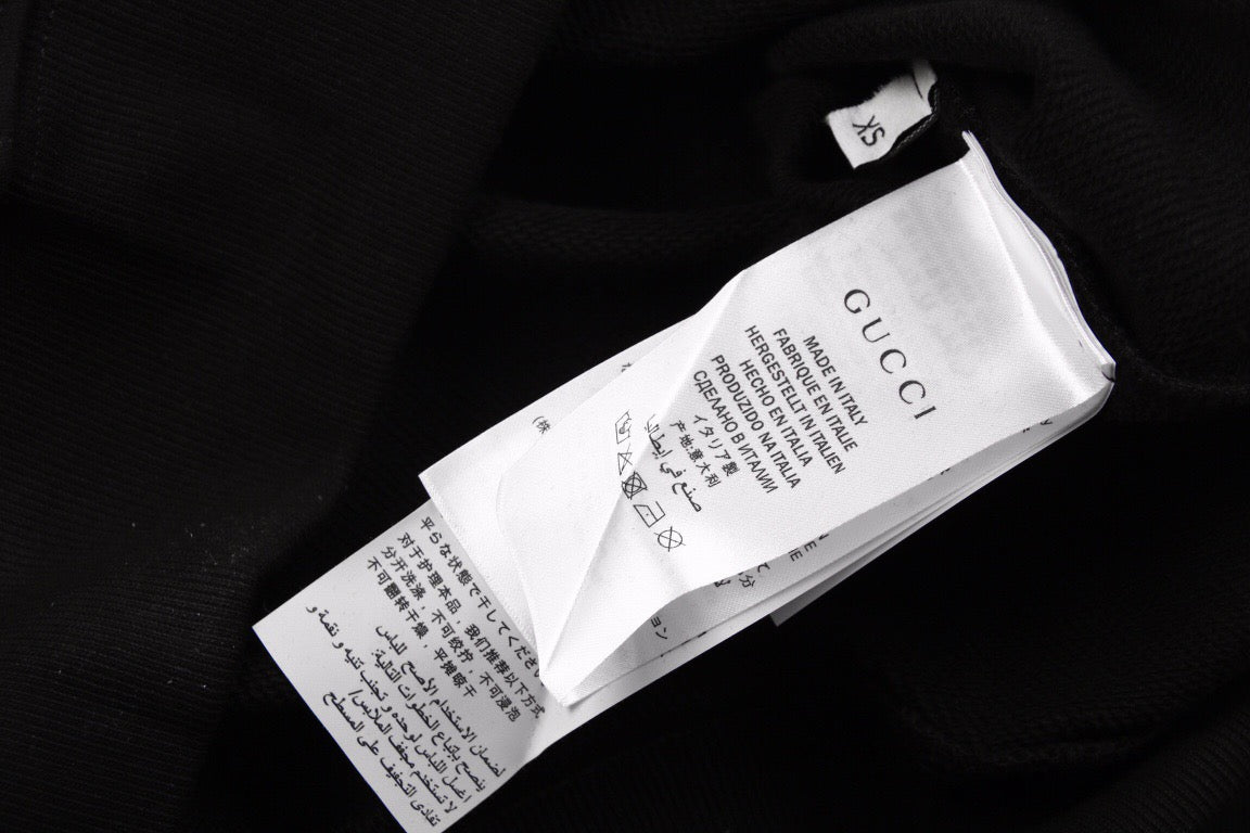 Sweat-shirt noir Gucci à imprimé ballerines