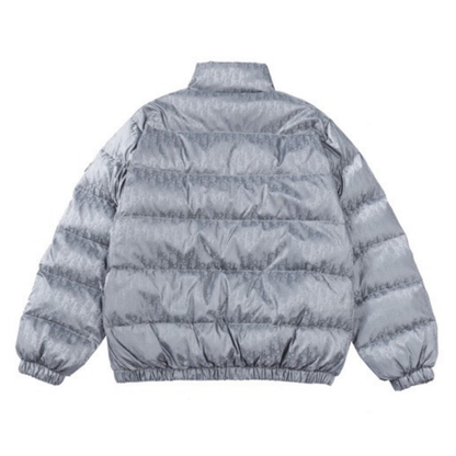 Veste grise monogrammée