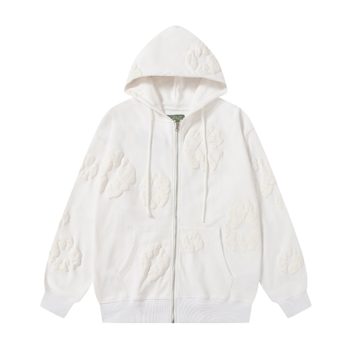 Denim Trs Zip Hoodie