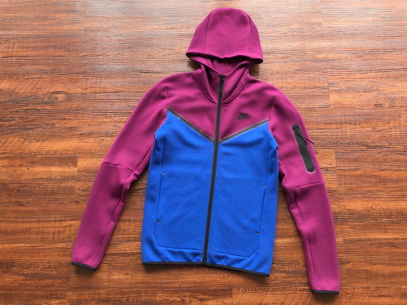 SWEAT À CAPUCHE NIKE TECH FLEECE x SANGRIA/GAME ROYAL