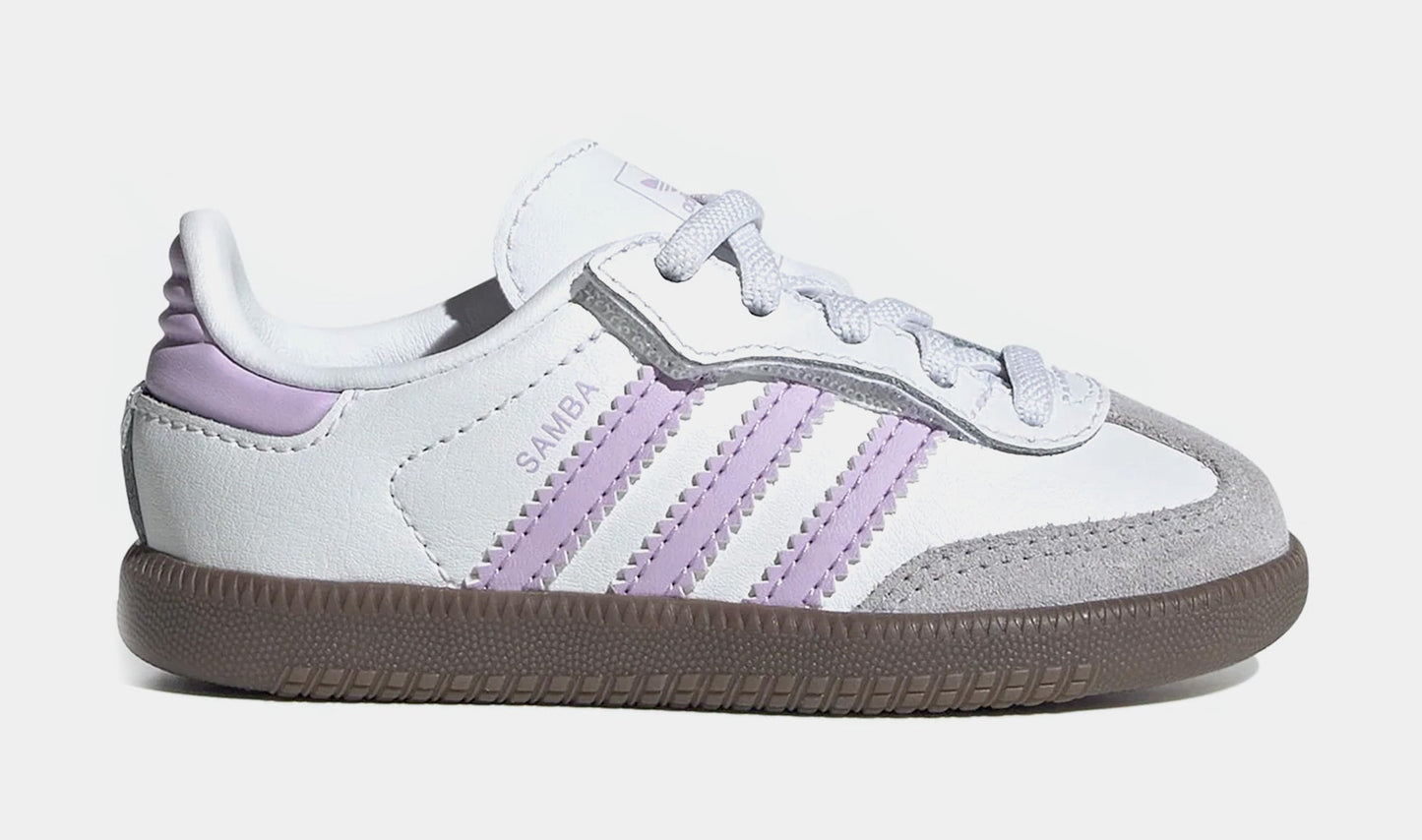 Samba OG Infant Toddler Lifestyle Shoes (White/Purple)
