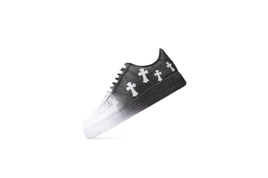 AIR FORCE  1 WHITE CHROME HEARTS