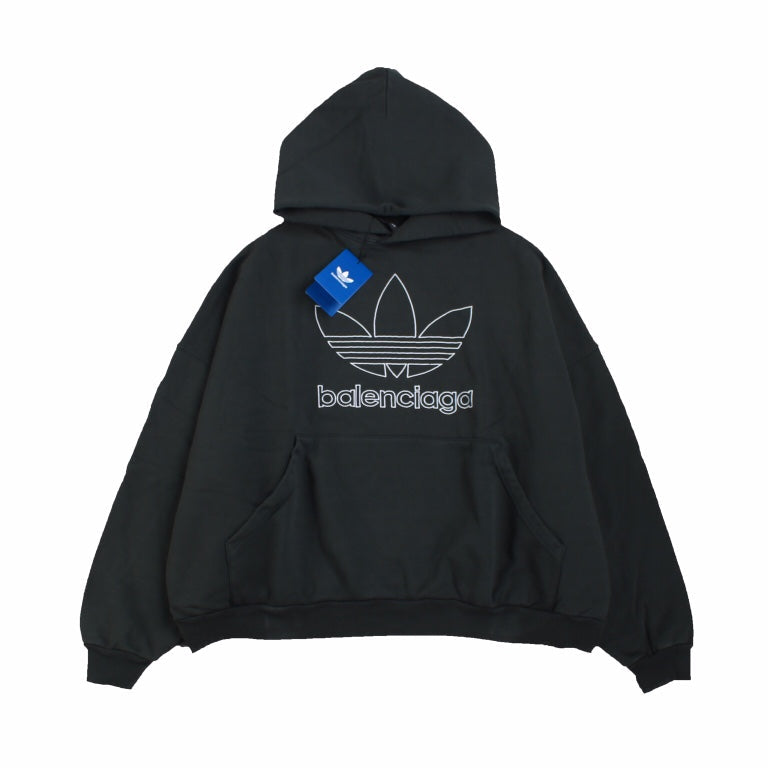 Sweat à capuche noir Balenciaga x Adidas 