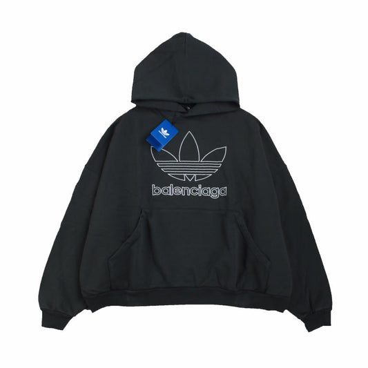 Sweat à capuche noir Balenciaga x Adidas 