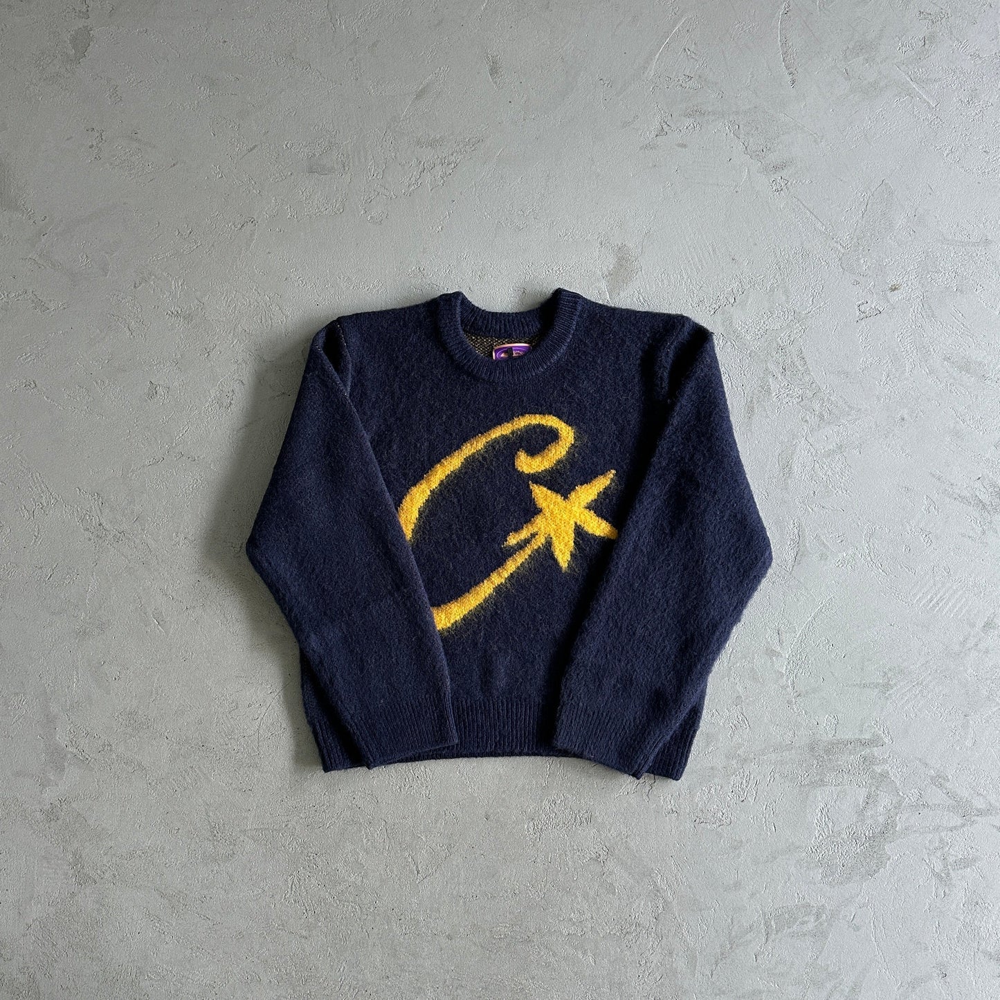 "CRTZ" Mohair Dark Blue
