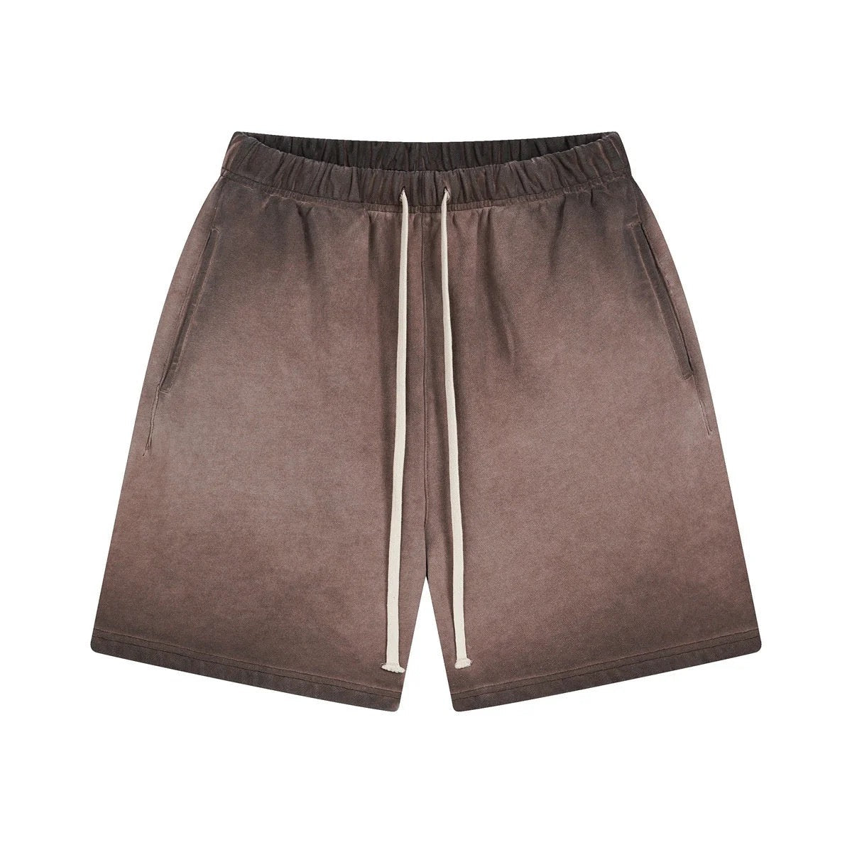 Belleza Brown Washed Shorts