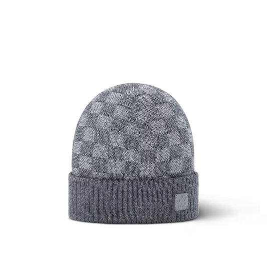 "LV" Beanie Grey