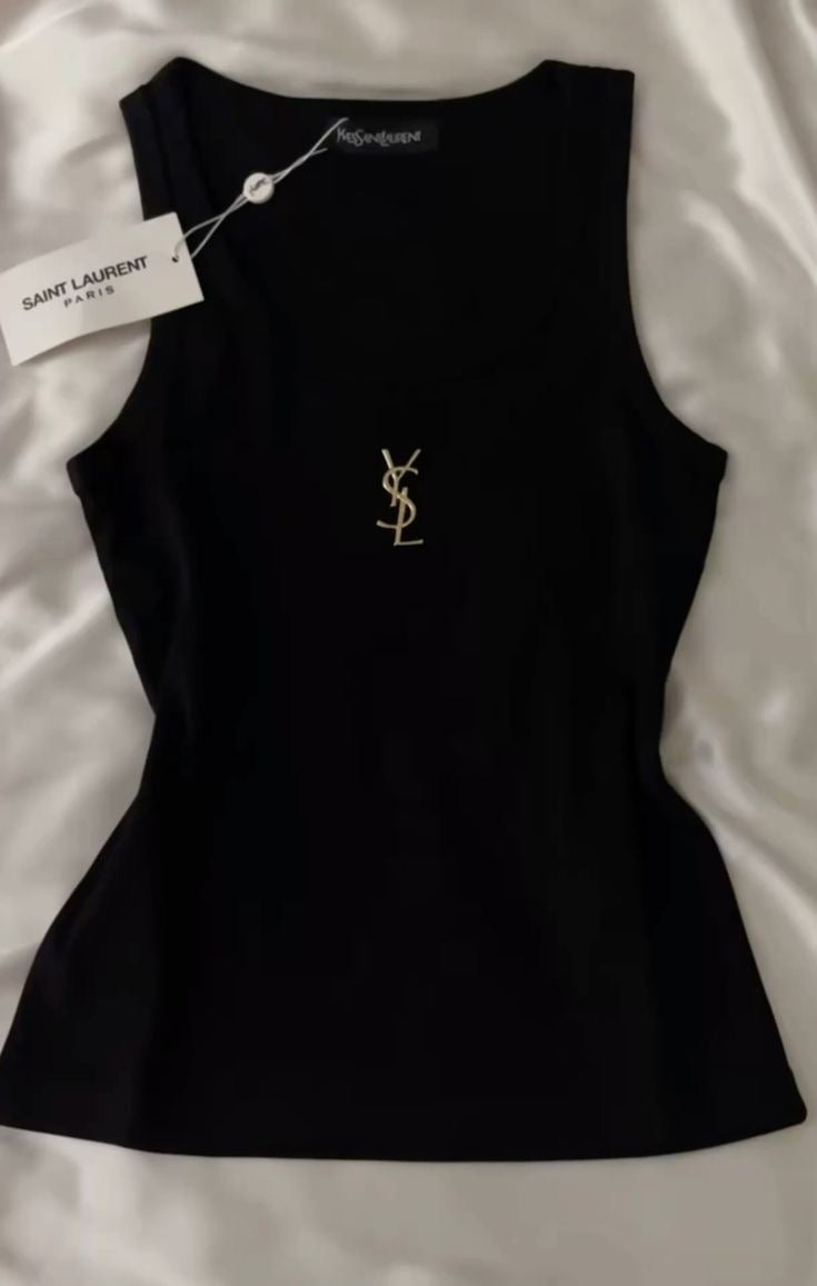 Débardeur noir YSL