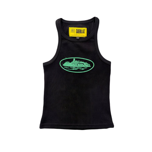 CORTEIZ RTW OG WOMEN'S ALCATRAZ TANK TOP BLACK GREEN
