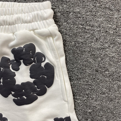 DENIM TEARS COTTON WREATH SHORTS WHITE