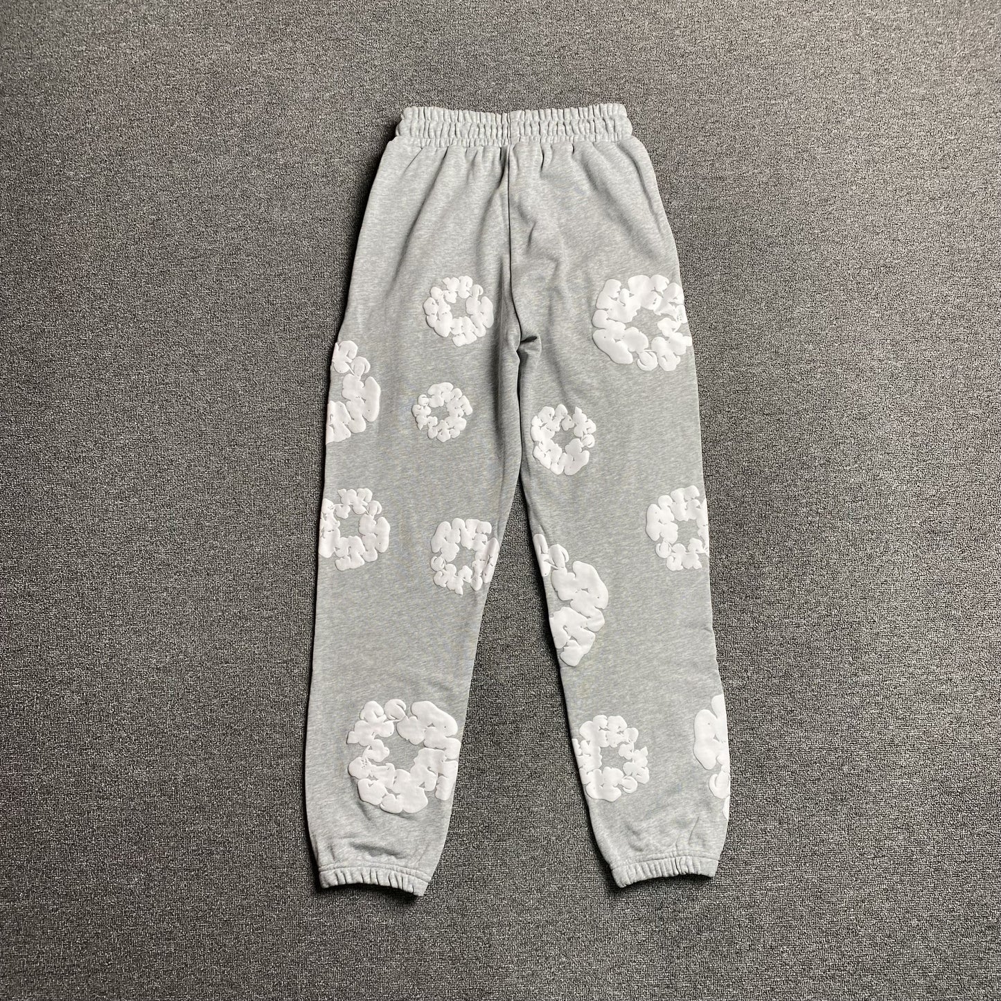 PANTALON DE SURVÊTEMENT GRIS EN COTON ET DENIM TEARS