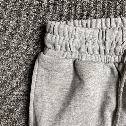 PANTALON DE SURVÊTEMENT GRIS EN COTON ET DENIM TEARS