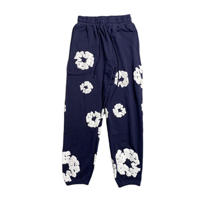 DENIM TEARS COTTON WREATH SWEATPANTS NAVY