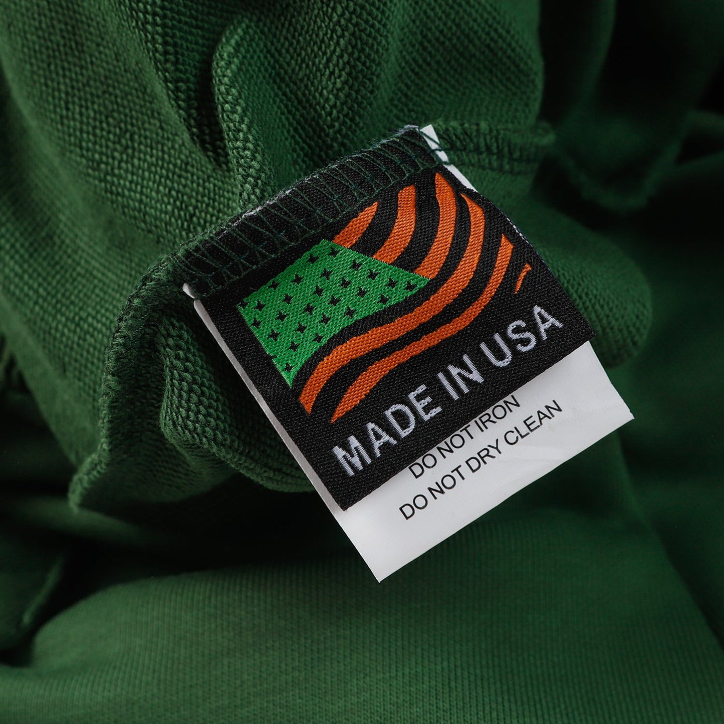 SWEAT À CAPUCHE EN COTON À MOTIFS DE DENIM TEARS, VERT FONCÉ