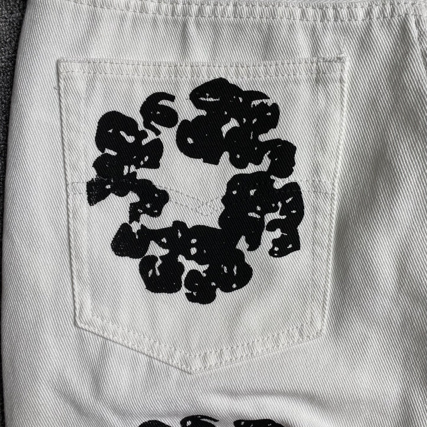 DENIM TEARS x LEVI'S COTTON WREATH JEANS BLANC