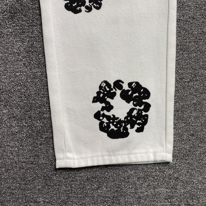 DENIM TEARS x LEVI'S COTTON WREATH JEANS BLANC