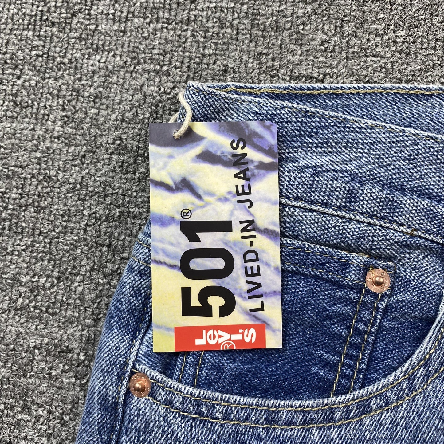 DENIM TEARS x OFFSET JEANS DÉLAVAGE LÉGER