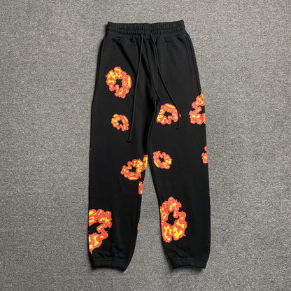 PANTALON DE SURVÊTEMENT NOIR DENIM TEARS x OFFSET WREATH