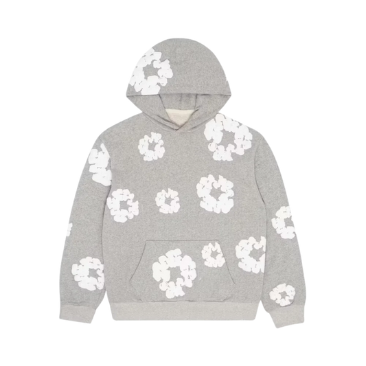 DENIM TEARS THE COTTON WREATH HOODIE GREY