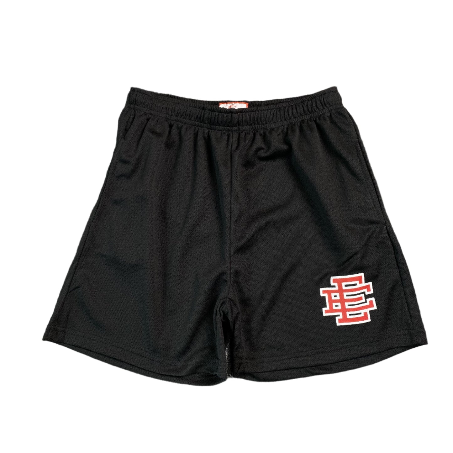 ERIC EMANUEL EE BASIC SHORTS BLACK/RED