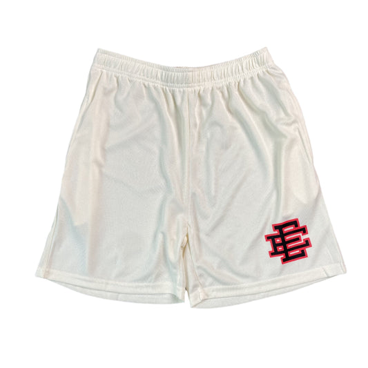 ERIC EMANUEL EE BASIC SHORTS CREAM/BLACK/RED
