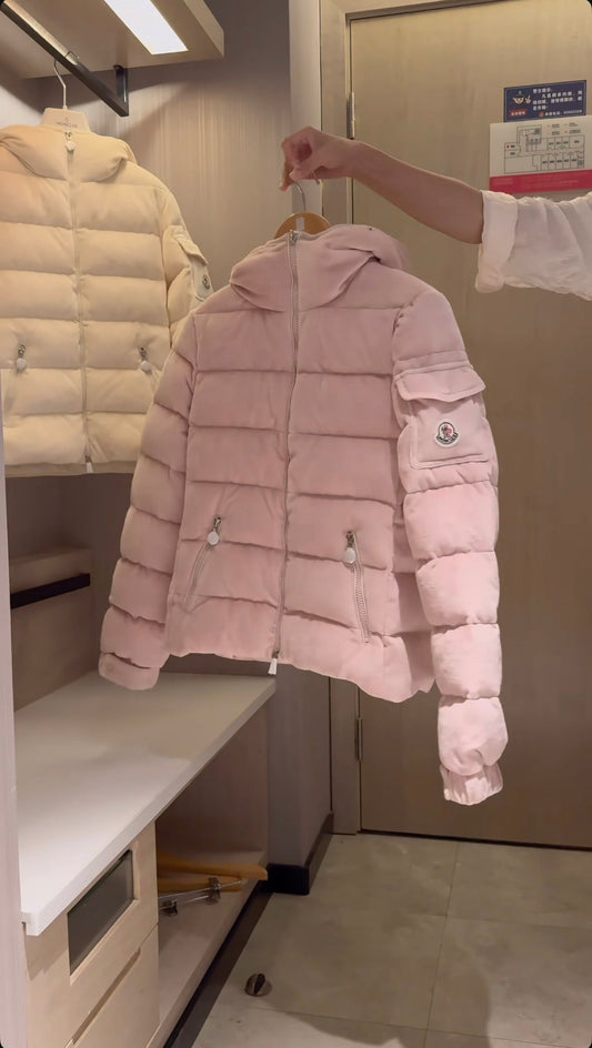 MONCLER COAT LIGHT PINK