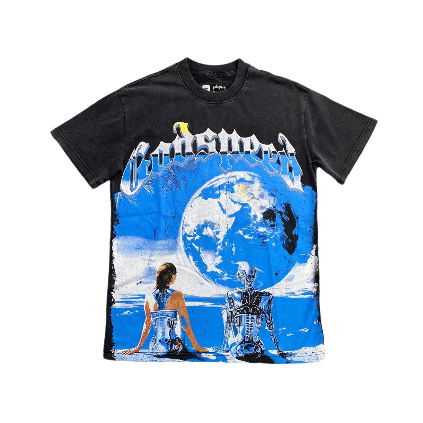 GODSPEED ARTIFICIAL LOVE T-SHIRT WASHED BLACK