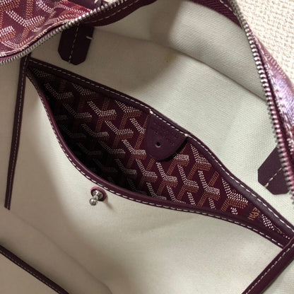 GOYARD ARTOIS PM TOTE BAG BURGUNDY