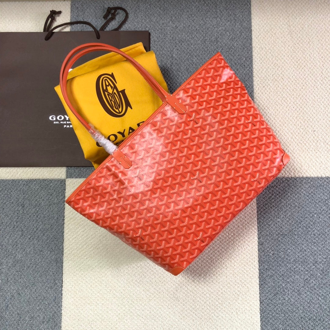 GOYARD ARTOIS PM TOTE BAG RED