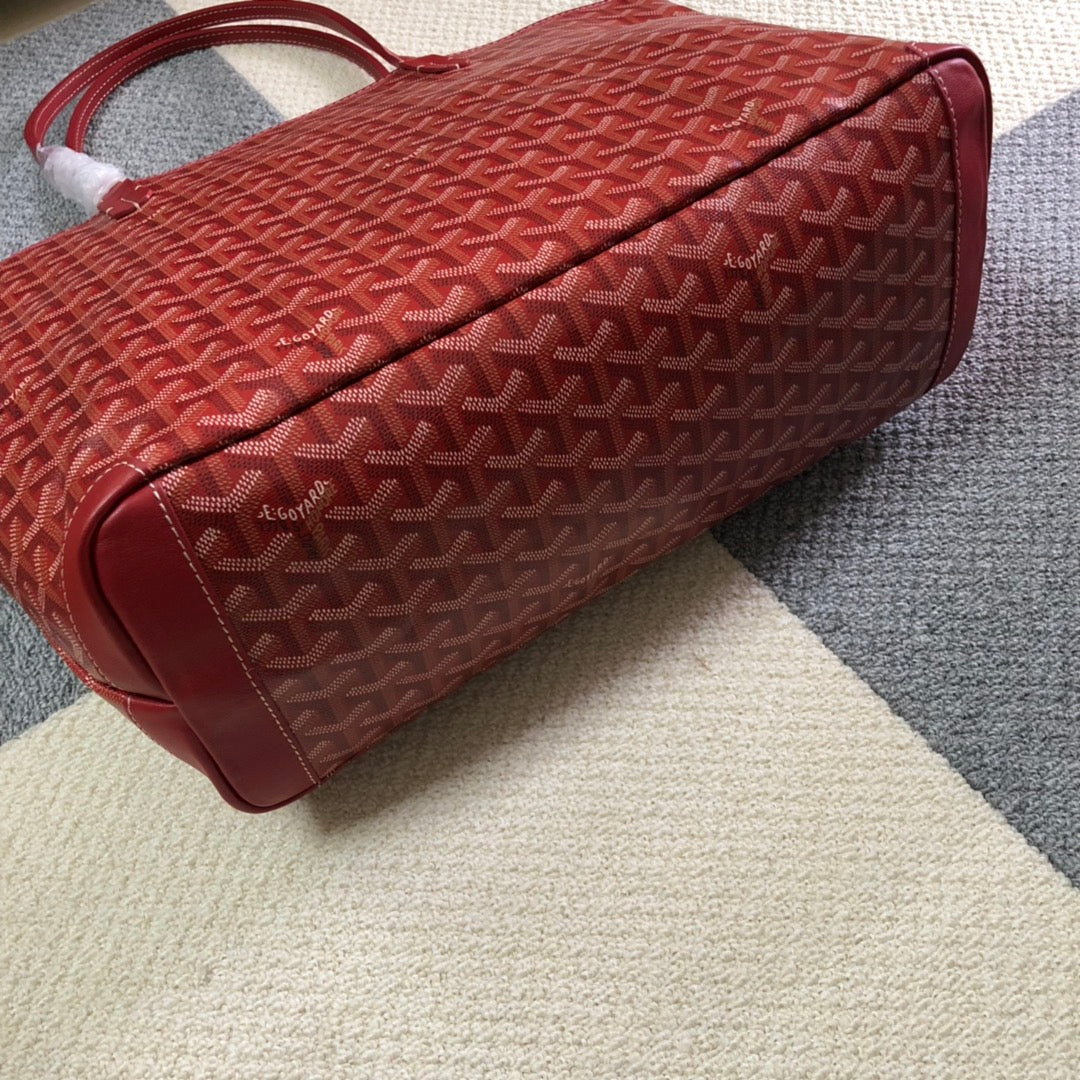 GOYARD ARTOIS PM TOTE BAG RED
