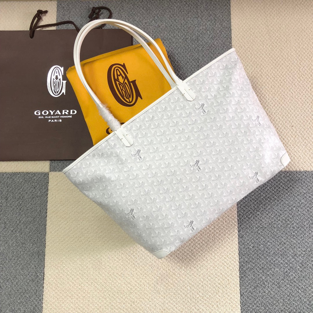 GOYARD ARTOIS PM TOTE BAG WHITE