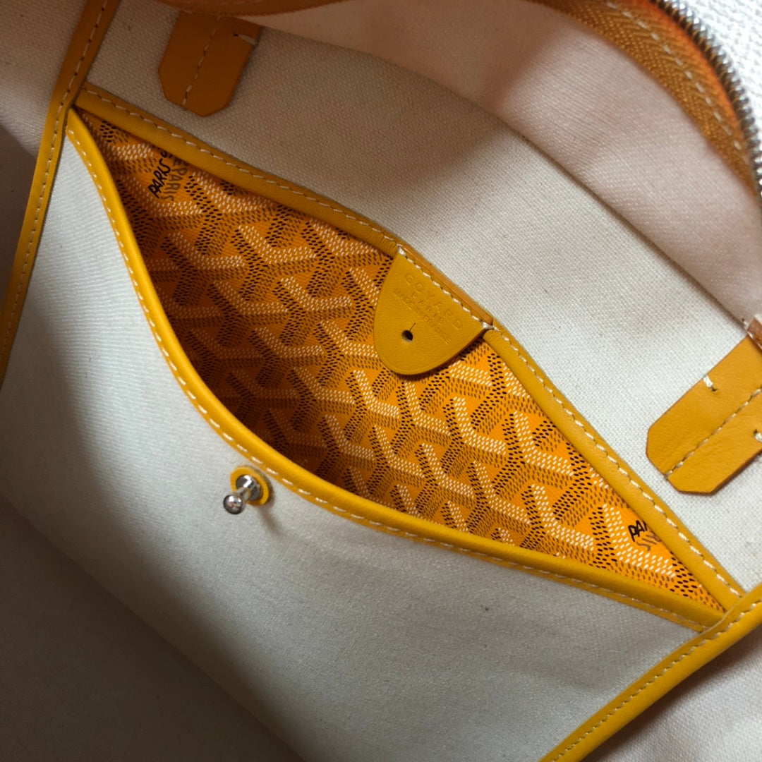 GOYARD ARTOIS PM TOTE BAG YELLOW