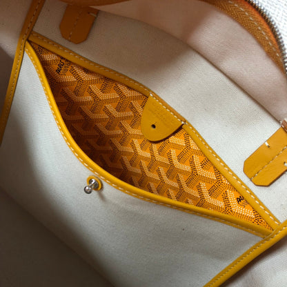 GOYARD ARTOIS PM TOTE BAG YELLOW