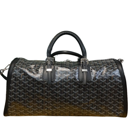 GOYARD BOSTON 50 TRAVEL BAG BLACK