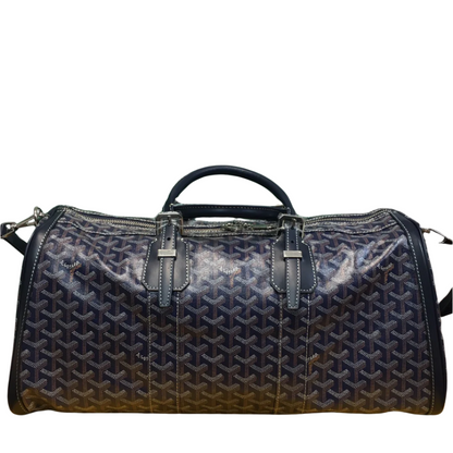 GOYARD BOSTON 50 TRAVEL BAG NAVY
