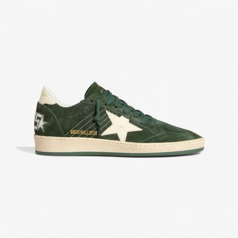 Baskets Golden Goose Ball Star – Daim vert forêt