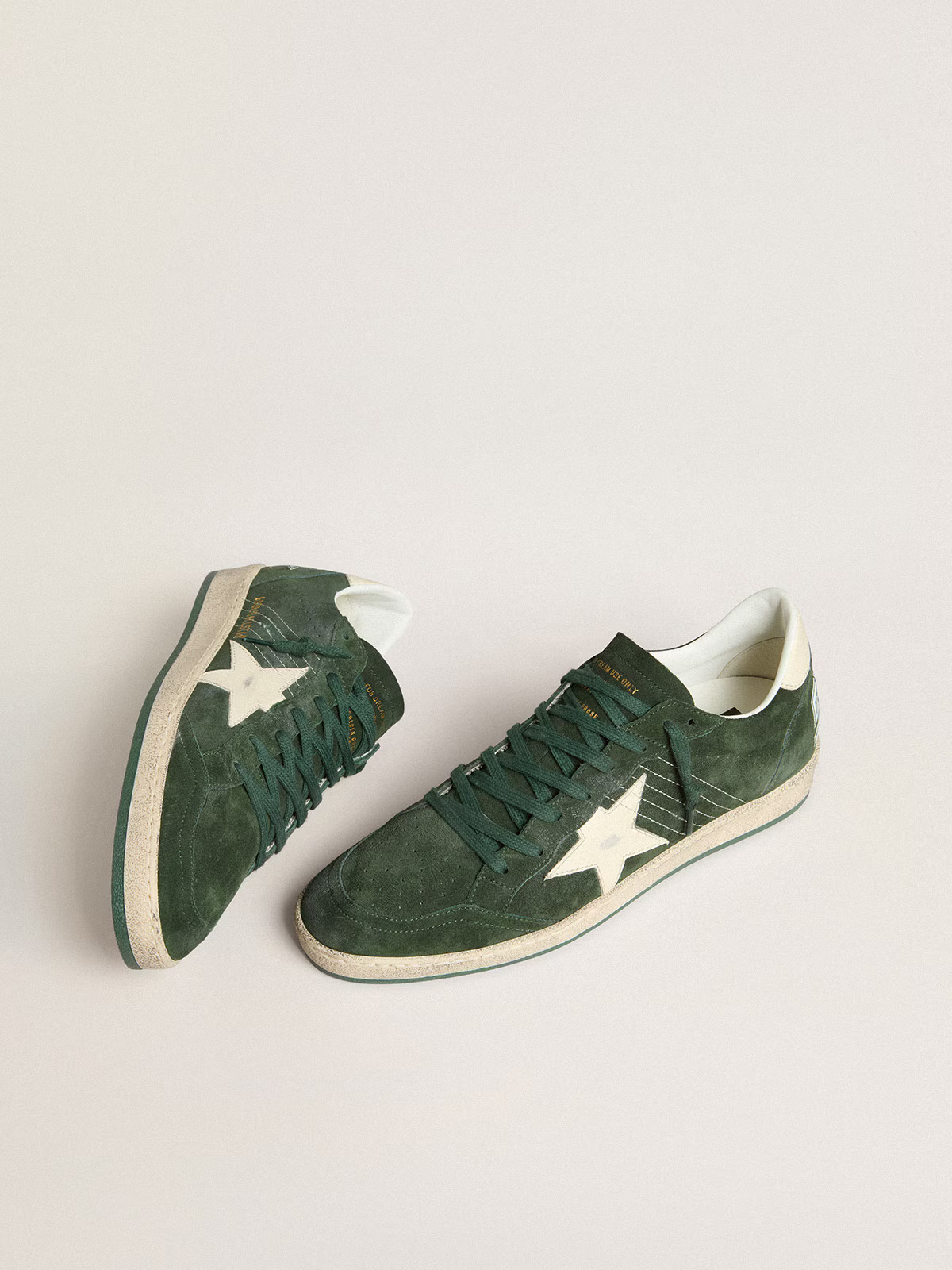 Baskets Golden Goose Ball Star – Daim vert forêt