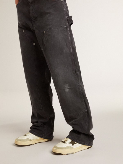 Golden Goose Ball Star – Black Star Contrast