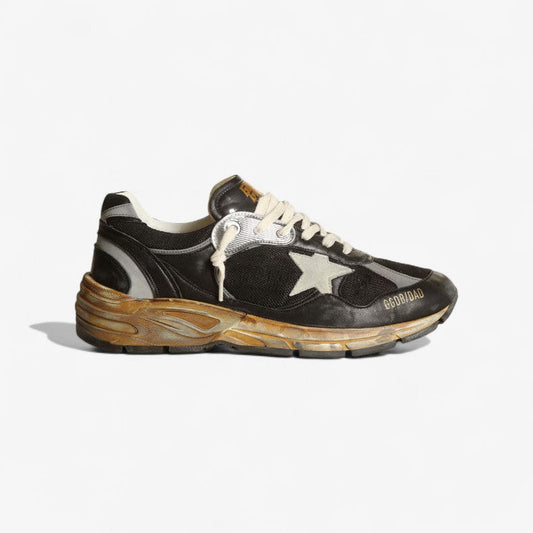 Golden Goose Dad-Star Sneaker Black/Silver