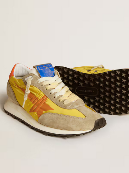 Golden Goose Marathon Sneaker – Yellow & Orange