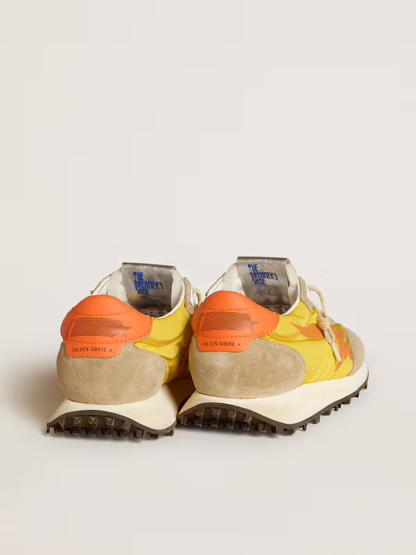 Golden Goose Marathon Sneaker – Yellow & Orange
