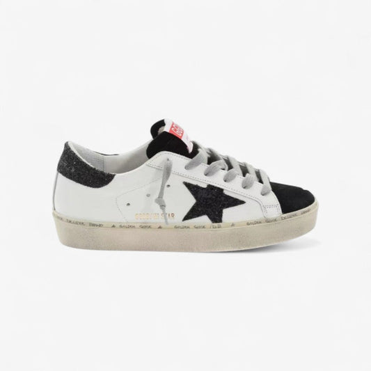 Golden Goose Super-Star Black Glitter Sneaker