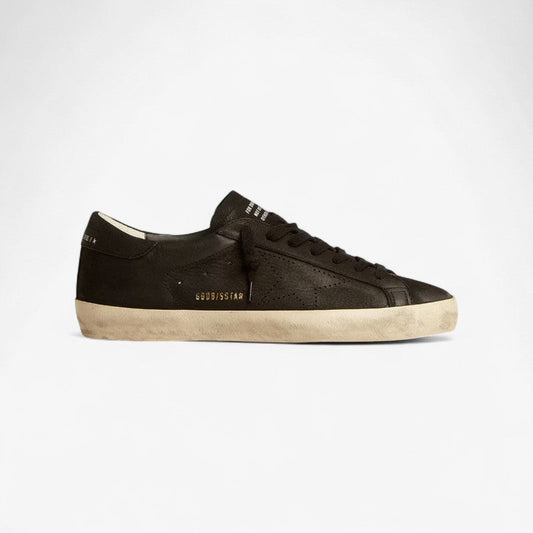 Golden Goose Super-Star Black Leather Sneaker