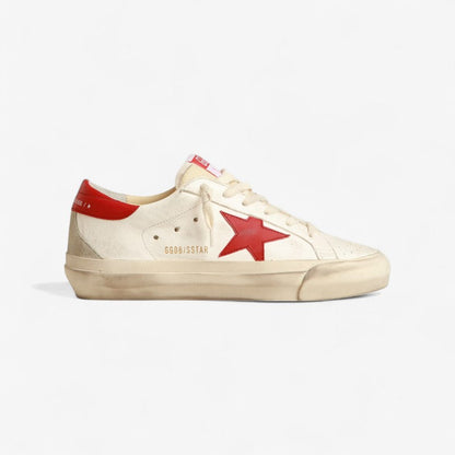 Golden Goose Super-Star Red Leather Sneaker