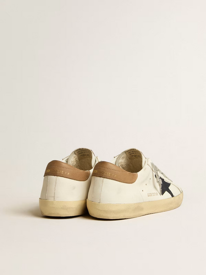 Golden Goose Super-Star White & Tobacco Sneaker