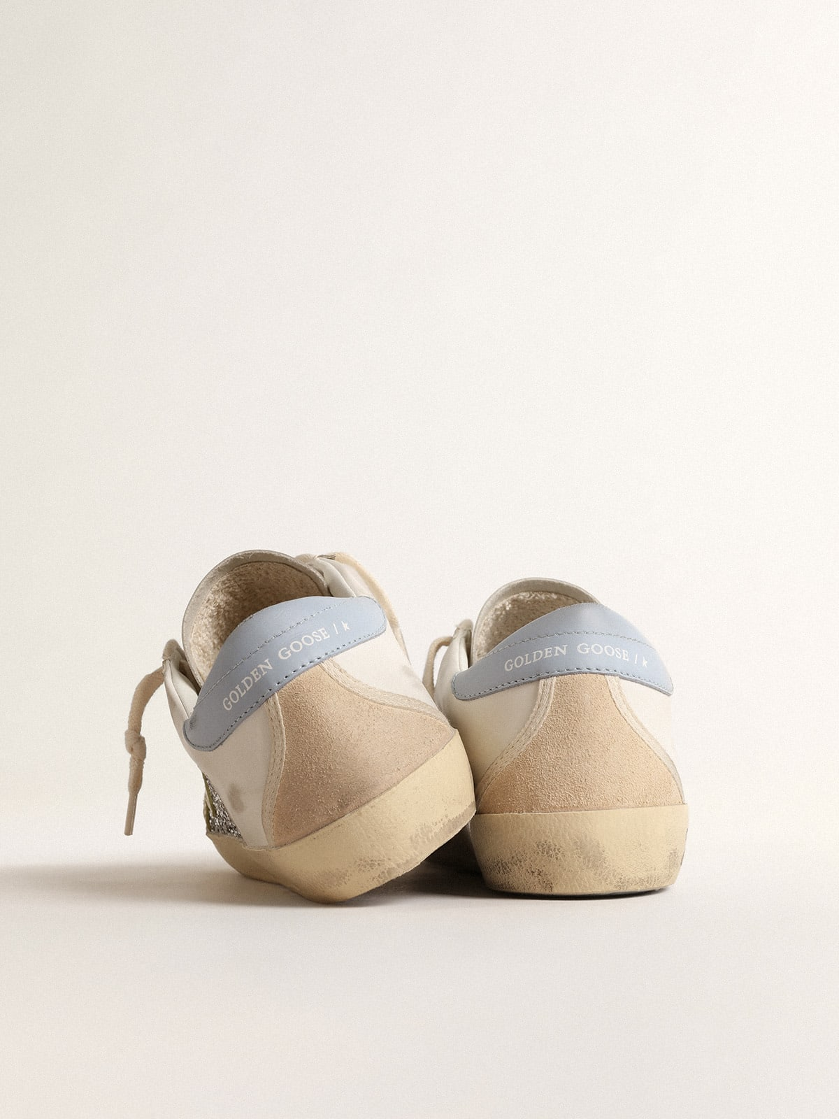 Golden Goose Super-Star “Love Forever” Glitter Sneaker